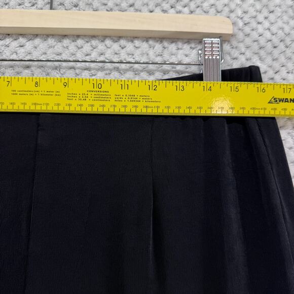 Chicos Travelers Pants Womens 2P US12/14P Black Naia Stretch Straight PullOn - Picture 8 of 13